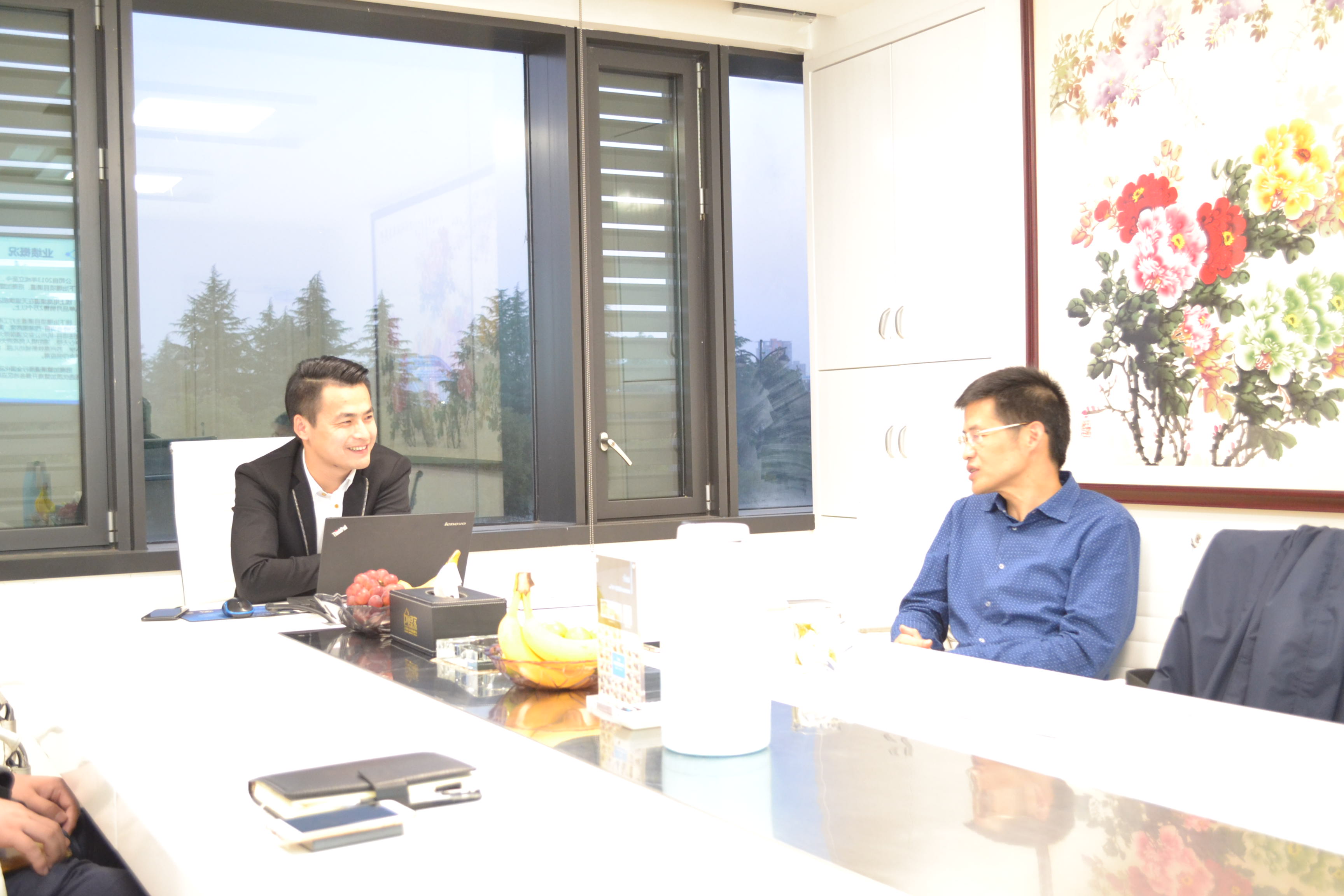 熱烈歡迎杭州上城區科技局領導蒞臨創綠家指導! 熱烈歡迎杭州上城區科技局領導蒞臨創綠家指導!