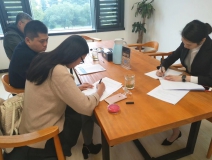 熱烈祝賀陳總一行簽約創綠家無錫市區級代理!