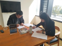 熱烈祝賀張總簽約創綠家江西省市級代理!