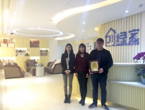 熱烈祝賀徐總、楊總簽約創(chuàng)綠家江蘇省區(qū)級(jí)代理!